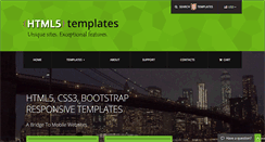 Desktop Screenshot of htmlfivetemplates.com