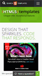 Mobile Screenshot of htmlfivetemplates.com